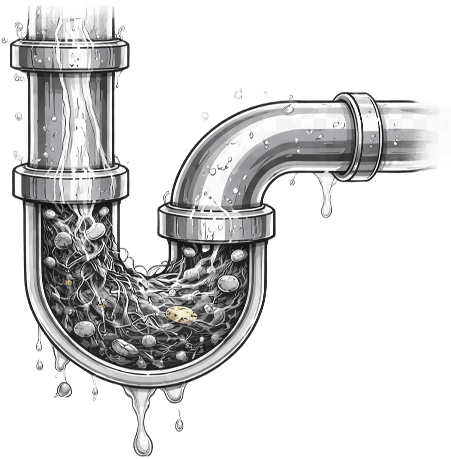 Sanitär Hartmann Notdienst - Rohrreinigung, Rohrbruch, Wasserschaden - Verstopfter Abfluss